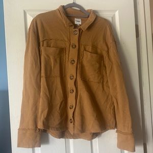 Brown/Orange Button Up Shirt